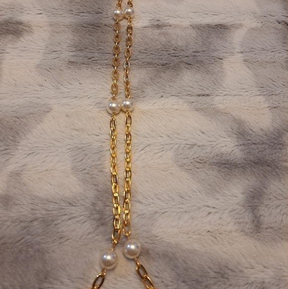 Black Envelope Style Bag With Pearls - Picture 5 of 9